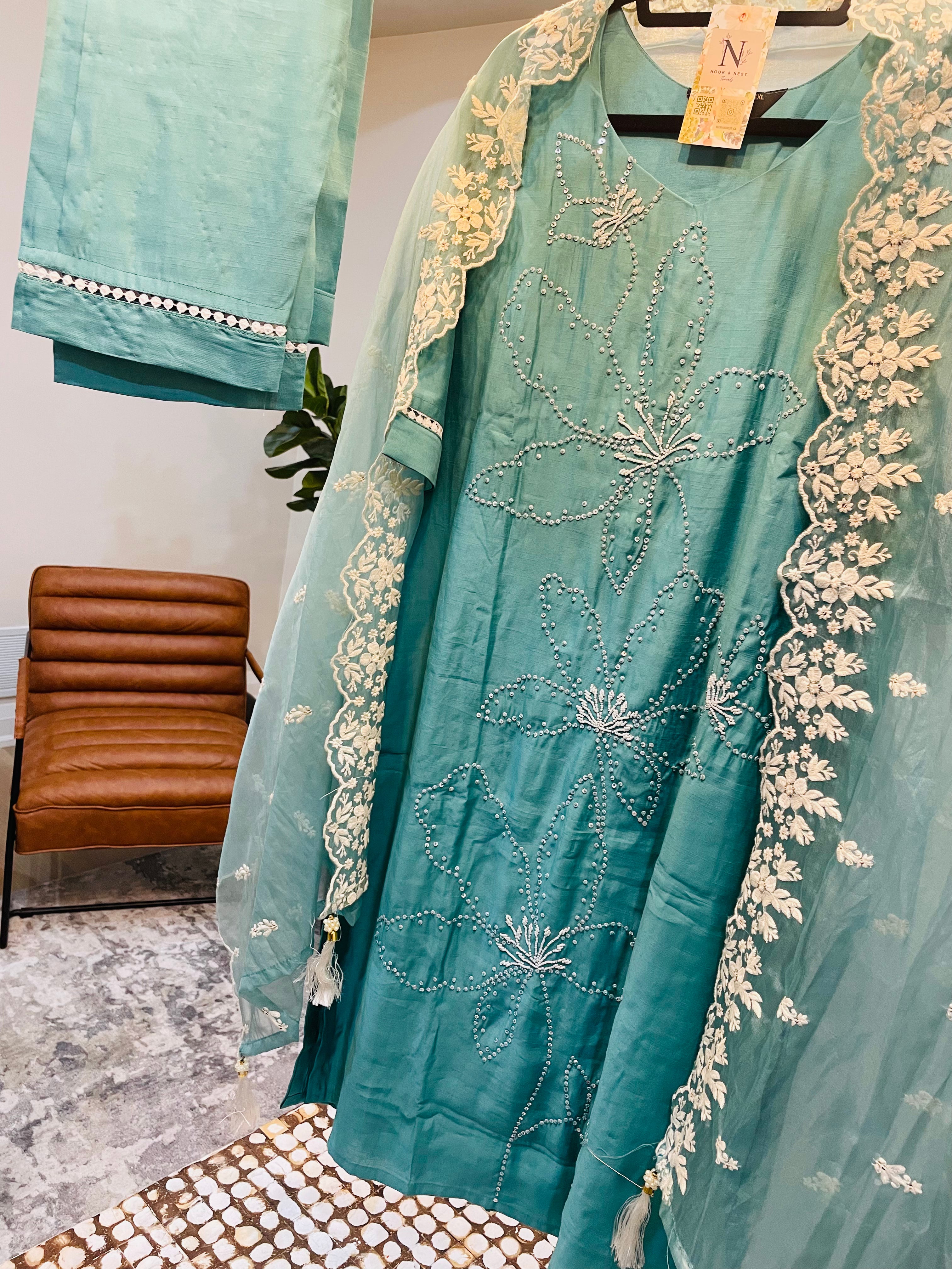 Velvet Dawn Kurta Set